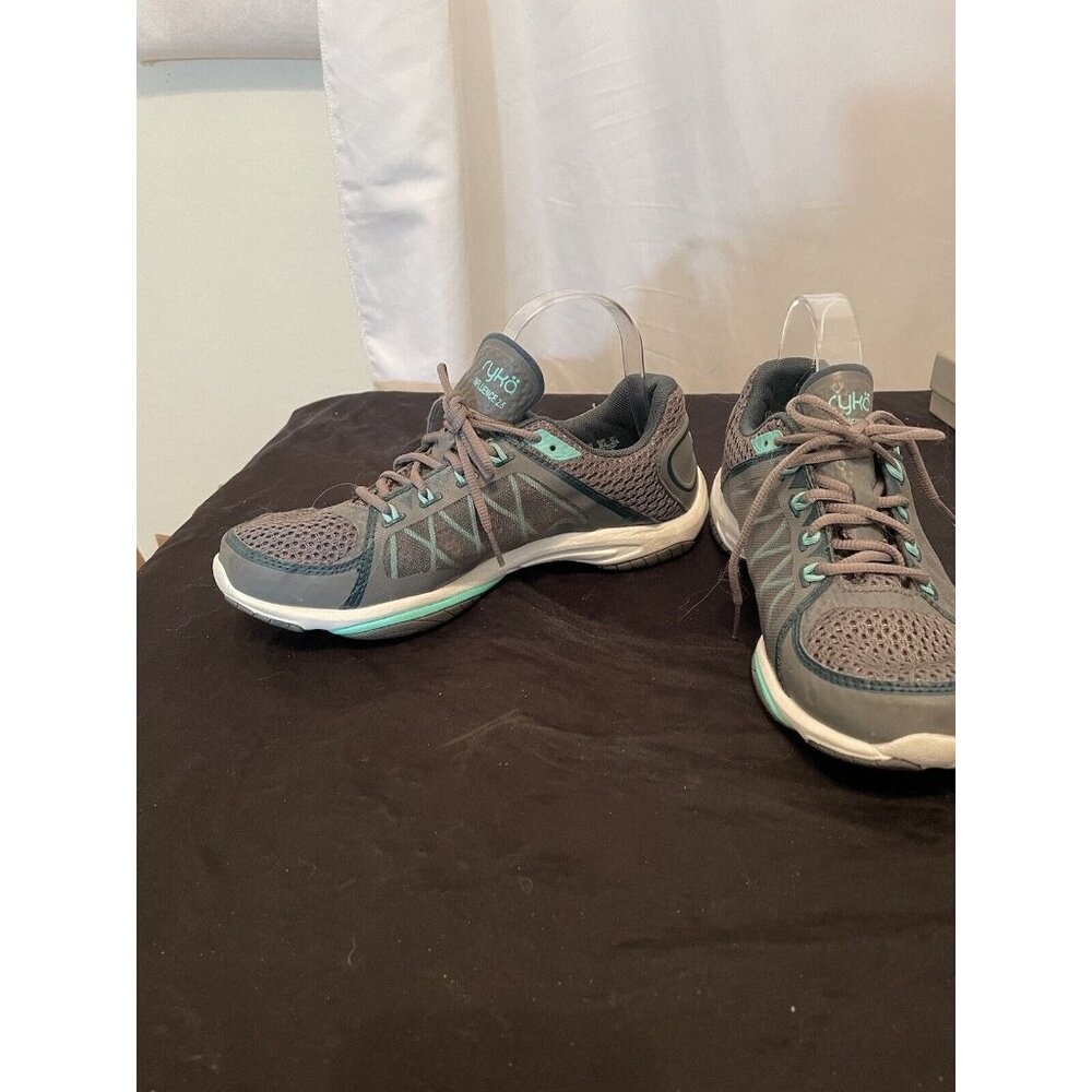 RYKA Influence 2.5 N-GAGE Training Shoe Athletic Shoes Womens Gray Teal 8.5